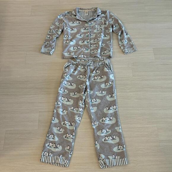 Munki Munki Flannel Pajama Set Large Women’s Penguins EUC - Picture 1 of 8
